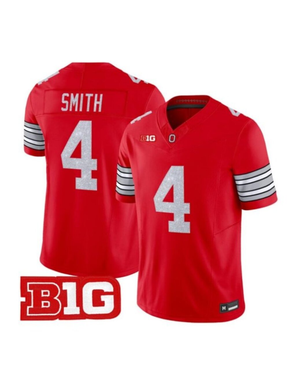 Jeremiah Smith 4 Red Jersey Vapor Stitched For Select Mens Youths